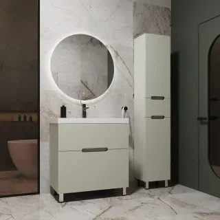 Напольная тумба под раковину Style Line Матис ЛС-00002438 80 см олива